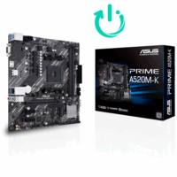 Placa Madre ASUS Prime A520M-K AM4 AMD Ryzen A520, SATA 6Gb/s, M.2, HDMI, VGA, Micro-ATX, DDR4; Nueva