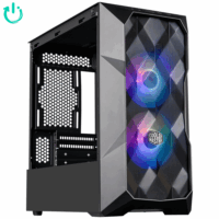 Gabinete COOLER MASTER MasterBox TD300 MESH ARGB Micro ATX S/Fuente; Nuevo