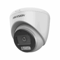 Cámara Domo Hikvision DS-2CE72DF0T-LFS 2.0MP TVI 2.8mm 40M ColorVu Dual Light Plast
