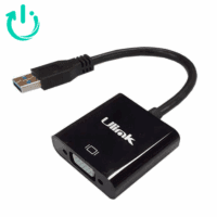Adaptador USB 3.0 a VGA (sin drivers); Ulink UL-USBVGA3; Nuevo
