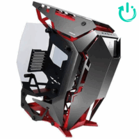 GABINETE ANTEC TORQUE BLACK RED S/FUENTE; Nuevo