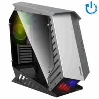 GABINETE GAMEMAX GAMER Aluminio AUTOBOT S/fuente; Nuevo