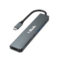 Adaptador USB-C Multipuerto Ulink UL-ADC785HRD (HDMI, USB, SD, MicroSD, PD 3.0)