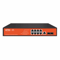 Switch PoE Wi-Tek WI-PCMS310GF (8GE + 2SFP, 140W, L2, Admin, Cloud)