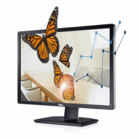 Monitor 24" Dell UltraSharp U2412M (IPS, DP, VGA) Reacondicionado
